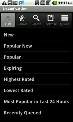 InstantWatcher android App screenshot 2